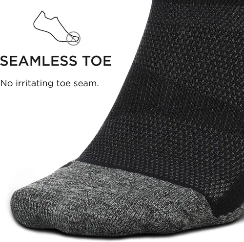 Vista 15 de Feetures Elite Light Cushion Mini Crew Sock - Calcetines deportivos con compresión dirigida