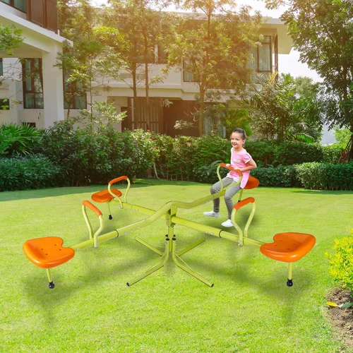 Vista 8 de Equipo de juegos de patio para niños, balancín giratorio con rotación de 360 grados, diversión al aire libre para niños, niños pequeños, niños