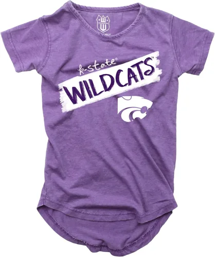 Vista 52 de Wes and Willy NCAA - Camiseta Burnout para niñas S/S