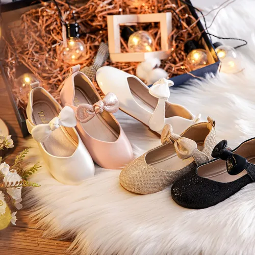 Vista 6 de Walofou Zapatos planos de princesa para fiesta de boda para niñas de flores para niños pequeños