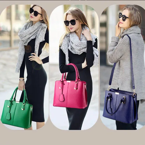 Vista 3 de Bolso de mano para mujer, bolso de mano con asa superior, bolso de hombro