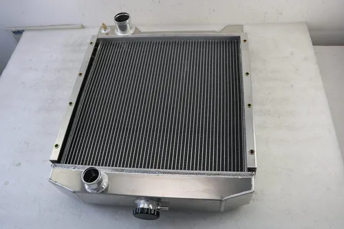 Vista 4 de A172038 52MM Aluminio Radiador Reemplazo para Case IH Super K Retroexcavadora 580K 580K-1 580K-11 580K-111 A172038 AH145366 3 Fila Radiadores
