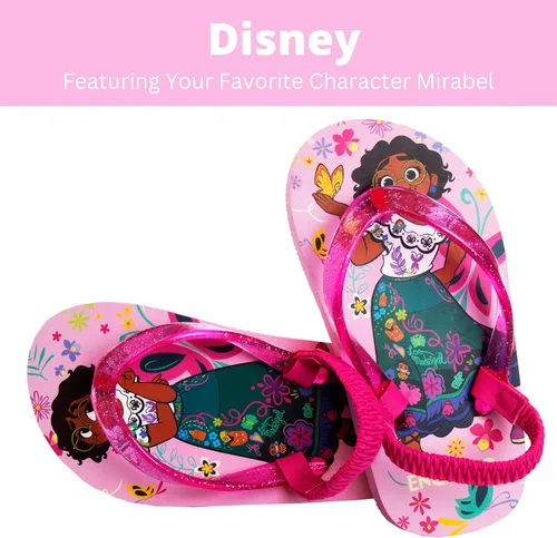 Vista 2 de Disney Sandalias de personajes para niñas y niños, zapatos de agua para niños, Minnie Mouse Mickey Moana Toy Story Elsa Frozen Cars Encanto