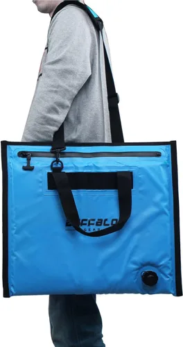 Vista 3 de Buffalo Gear Bolsa térmica aislada - Enfriador de cebo de 20 x 18 pulgadas, bolsa impermeable para matar peces