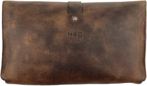 Vista 2 de Hide & Drink, Bolso de embrague de cuerobolso de manoorganizador de accesoriosbolso del teléfonocaso, hecho a mano Incluye 101 años de garantía