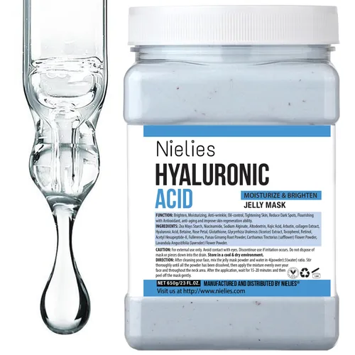 Vista 9 de Máscara de gelatina de vampiro + ácido hialurónico, cuidado de la piel facial, máscara de hidrojelia, máscara facial para tratamientos faciales