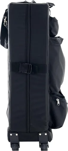Vista 15 de Master Massage - Mesa de masaje con ruedas, estilo equipaje, funda de transporte de 27 a 32 pulgadas de ancho, mesa de masaje plegable, color negro