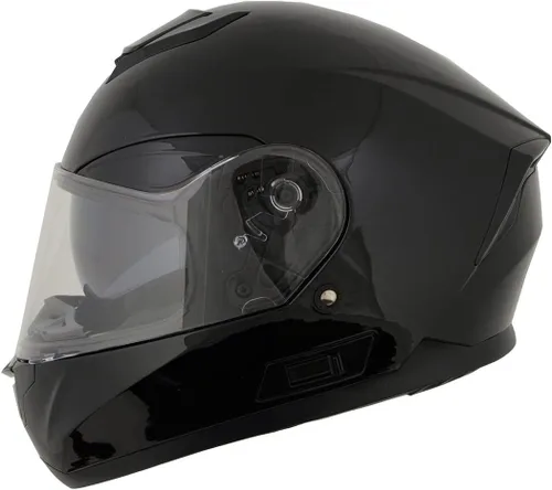 Vista 9 de Milwaukee Helmets MPH9836DOT 'Sweeper' - Casco de motocicleta de cara completa para hombres y mujeres, con visera desplegable