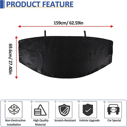 Vista 2 de Daeiclru Funda de carga para maletero de automóvil compatible con Chevrolet Corvette C8 2020-2023, cubierta a prueba de polvo, protección