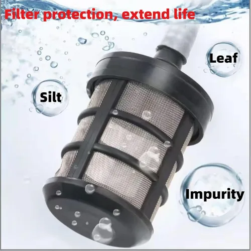 Vista 5 de 2 filtros de manguera doméstica, filtros de bomba de agua y filtros de cifrado de acero inoxidable son adecuados para pulverizadores, lavadoras