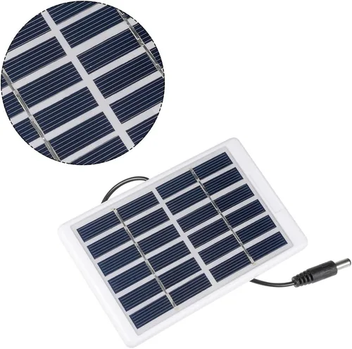 Vista 5 de uxcell 1.2W 6V pequeño módulo de panel solar DIY polisilicio con 9.8 ft de alambre para juguetes cargador