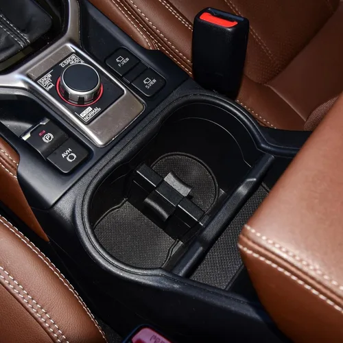 Vista 7 de Inserto divisor para portavasos del centro compatible con Subaru Outback 2010 2011 2012 2013 2014 y Forester 2014 2015 2016 2017 2018 2019