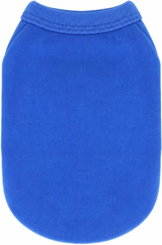 Vista 4 de LOPHIPETS Camiseta de perro 100% algodón para perros pequeños Taza de té Chihuahua Yorkie Ropa para cachorros - Azul/XXS