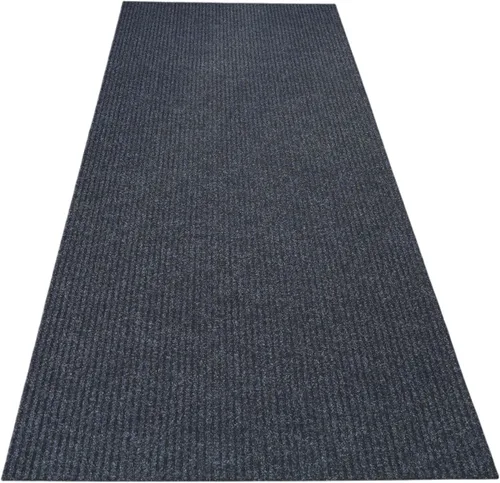Vista 8 de Alfombra de corredor iCustomRug para interiores/exteriores, muchos tamaños disponibles, Carbón (dark charcoal)