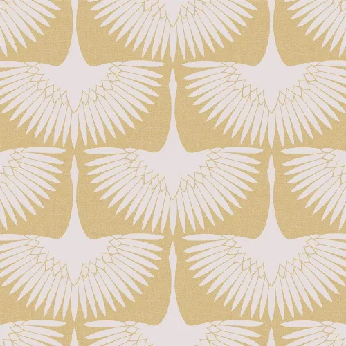 Vista 9 de Tempaper x Genevieve Gorder - Plumas grises en bandeja - Papel pintado extraíble para despegar y pegar, 20.5 x 9 pies, fabricado en los Estados
