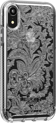 Vista 6 de tech21 Pure Design Liberty Grosvenor - Funda para iPhone XR, transparente, T21-6529