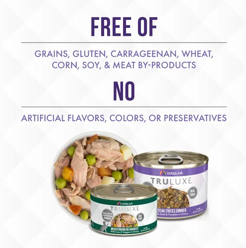 Vista 4 de Weruva TruLuxe Alimento para gatos, carne fritas de carne con carne de res y calabaza en salsa, lata de 3 onzas (paquete de 24)