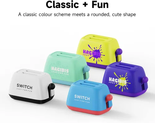 Vista 5 de Hagibis Switch Game Card Case for Nintendo SwitchLiteOLED Portable Cute Toaster Switch Game Card Storage Holder with 2 slots Switch Game Cartridge