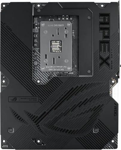 Vista 10 de ASUS ROG Crosshair X870E APEX AMD X870E AM5 ATX Placa Base, AI Avanzado Listo para PC, 18+2+2 Etapas, DDR5, Ventilador de Memoria ROG, Tarjeta ROG