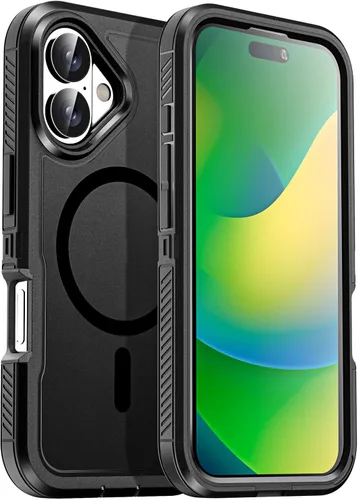 Vista 8 de AICase Funda para iPhone 13 Pro Max [compatible con Magsafe], protección magnética resistente contra caídas, cuerpo completo, a prueba de golpes, a