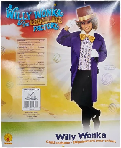 Vista 3 de Rubie's Kids Willy Wonka & The Chocolate Factory Willy Wonka Value Costume