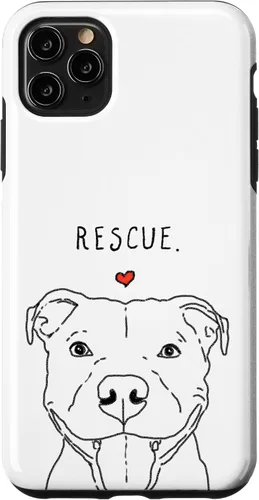 Vista 13 de Rescue Love Smiling Pit Bull, Pittie, Pitbull Mom, Dog Lover Case for iPhone 17