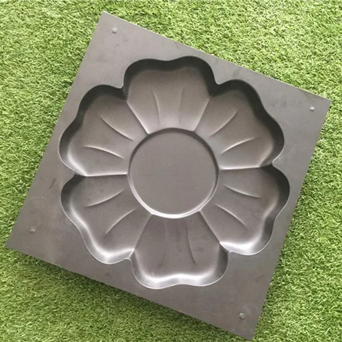 Vista 6 de DIY Path Maker Molde de hormigón Paso Piedra Cemento Pavimento Paisaje Azulejo Pavimento Molde para Jardín Patio Camino