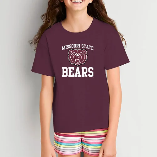 Vista 570 de NCAA Arch Logo, camiseta juvenil color del equipo, universidad - universidad