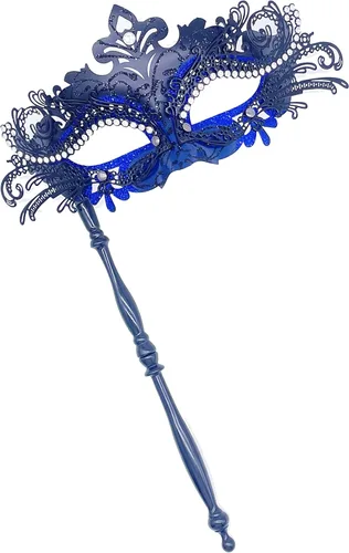 Vista 22 de Máscara veneciana para mujeres y hombres, para fiesta de disfraces, baile de graduación, Halloween, Mardi Gras