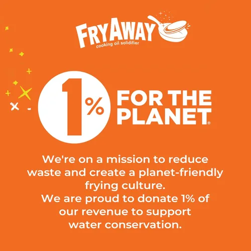 Vista 7 de FryAway Polvo solidificador de aceite de cocina de desecho profundo, 100% a base de plantas, solidifica hasta 8 tazas de aceite por uso