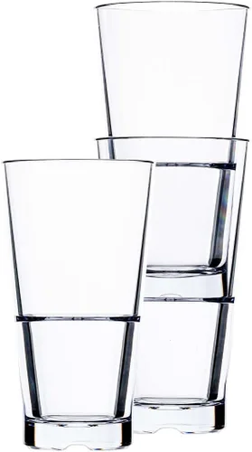 Vista 4 de HUF081-006 Club Stack 12 oz. Doble Old Fashioned (juego de 6)..