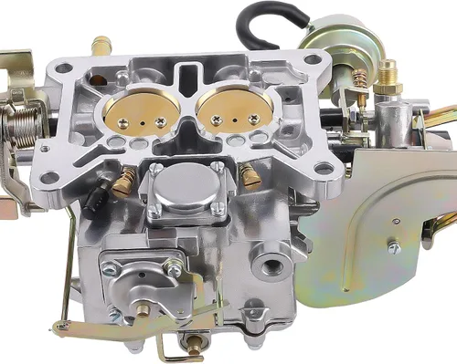 Vista 7 de Carburador de 2 barriles 2100 2150 Carb para Ford Mustang Comet F100 F250 F350 289 302 351 Cu, para Jeep Wagoneer 360 Cu, estrangulador automático