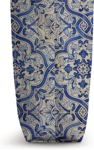 Vista 3 de Portugués blanco y azul patrón azulejos de Portugal Tote Bag