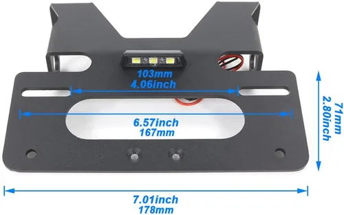 Vista 5 de Xitomer Eliminador de guardabarros apto para CB125R CB150R CB300R 2018-2026/CB125R NEO Sports Cafe 2018-2026, soporte eliminador de guardabarros