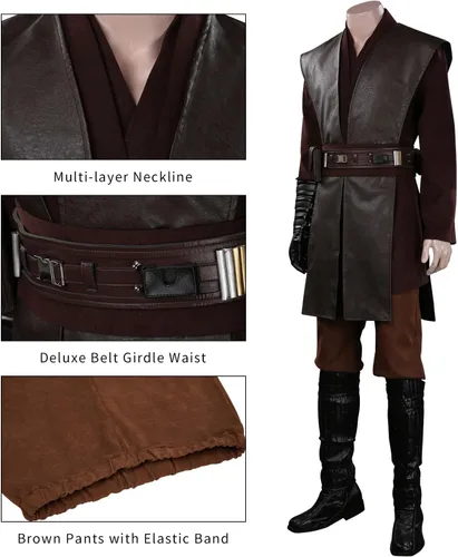 Vista 5 de Tunic Cosplay Costume Knight Halloween Full Set Uniform