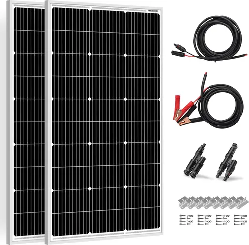 Vista 13 de DOKIO - Panel solar de 400 W, monocristalino de 31 V, para sistemas fuera de la red de 24 V