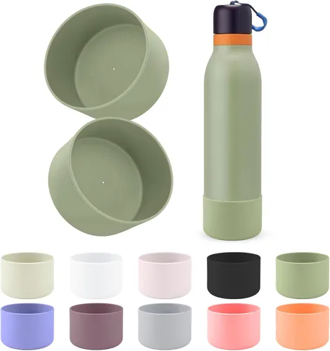 Vista 10 de 2 botas de silicona compatibles con Owala FreeSip Twist de 24 onzas Brisa helada