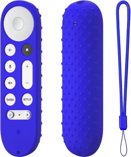 Vista 12 de Funda de silicona para Google TV Streamer 4K Google TV (4K) Voice Remote 2024 Funda de silicona antideslizante (rojo)