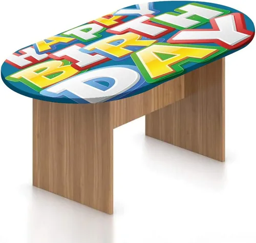 Vista 8 de XISUNYA Mantel ovalado ajustable para patio, decoración de cumpleaños, de poliéster, con bordes elásticos, diseño de búhos de dibujos animados