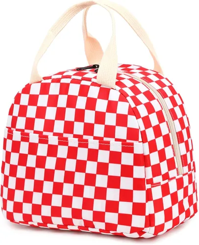 Vista 7 de Lonchera con diseño de aguacate para mujeres y niñas, con aislamiento, reutilizable, para niños, adultos, escuela, trabajo, picnic, viajes