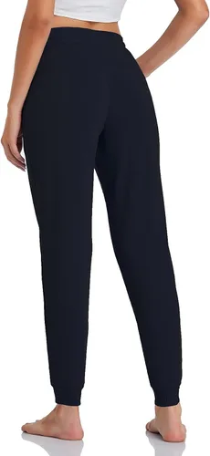 Vista 5 de Inno Pantalones deportivos con forro polar para mujer, de 28, 31, 34, 36 pulgadas, pantalones deportivos cálidos y térmicos