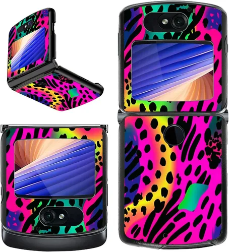 Vista 31 de Rossy Funda para Motorola RAZR 5G, para Moto RAZR 5G, funda delgada y ligera de policarbonato duro a prueba de golpes para Motorola Moto RAZR 5G