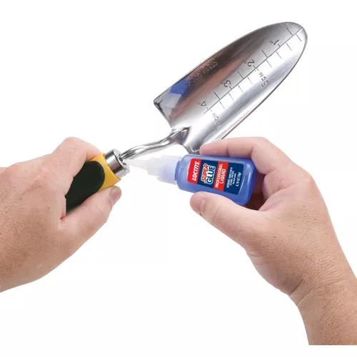Vista 6 de Loctite Super Glue - Líquido profesional, transparente, botella de 0.7 onzas líquidas, paquete de 3 – Superpegamento para plástico, madera, metal