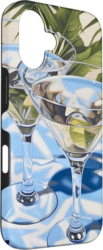 Vista 3 de iPhone 16 Beachside Martini's Case