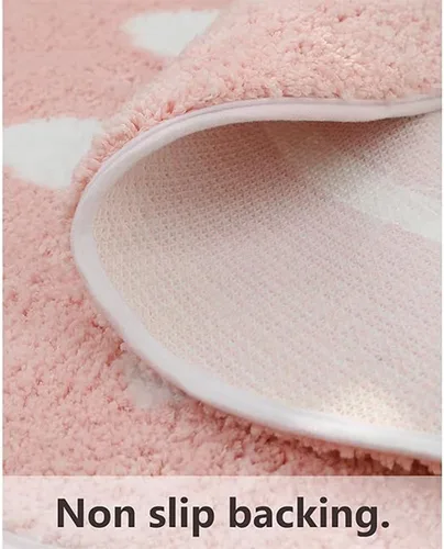 Vista 4 de Alfombra de baño con cara sonriente para bañera, baño, fregadero, dormitorio, decoración de cara feliz, retro, estética, alfombra decorativa
