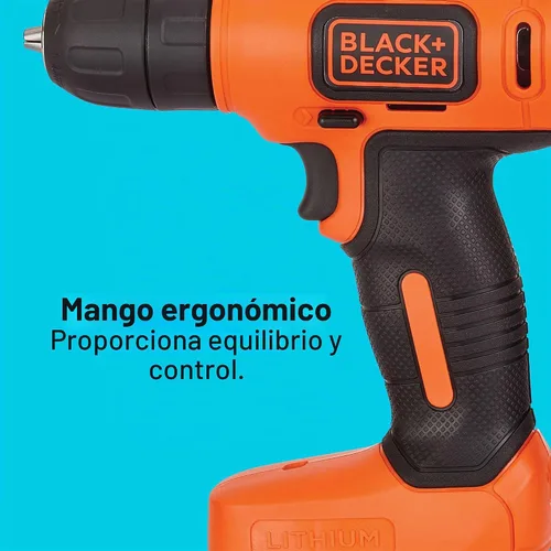 Vista 5 de BLACK+DECKER 8V MAX Taladro inalámbrico + Kit de proyecto para decoración del hogar de 43 piezas (BDCD8HDPK)