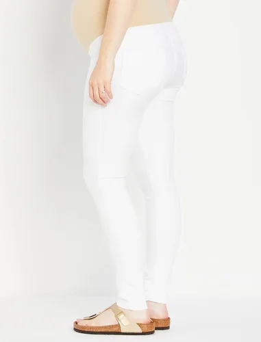 Vista 2 de Motherhood Maternity Women's Indigo Blue Super Stretch Secret Fit Belly Skinny Denim Jean