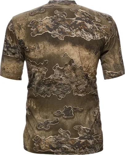 Vista 2 de SCENTBLOCKER Camisa ligera de manga corta de algodón fusionado, ropa de caza de camuflaje