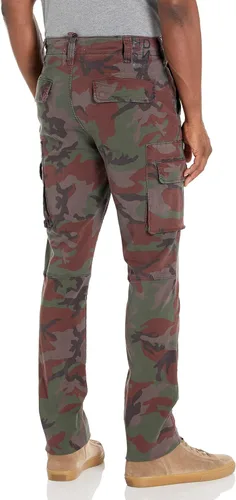 Vista 2 de HUDSON Pantalón cargo militar delgado apilado para hombre
