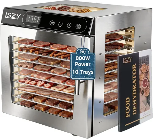 Vista 9 de Máquina deshidratadora de alimentos, deshidratador de bandejas de acero